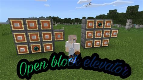 Open Block Elevatorasscenssores Add On Para Minecraft Pe Youtube