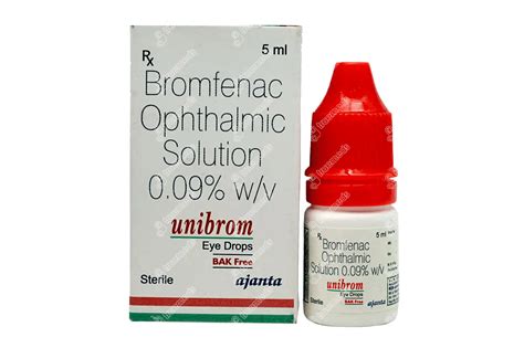 Unibrom 009 Eye Drops 5 Ml Uses Side Effects Dosage Price Truemeds