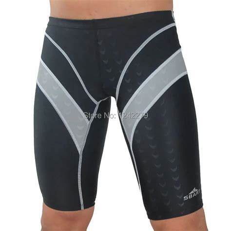 [045] Professional Jammer Swim Suit Men Water Sports Swim Shorts Lycra