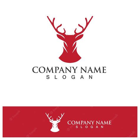 Premium Vector Deer Head Logo Template Vector Icon Illustration Design