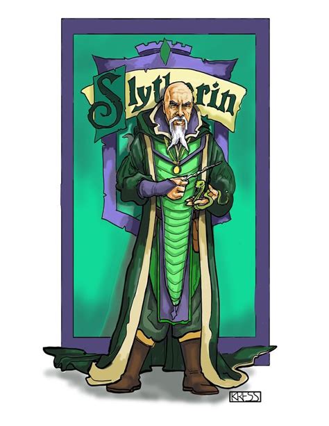 Salazar Slytherin Harry Potter Artwork Character Drawing Harry Potter