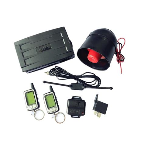 Spy Way Lcd Car Alarm Security System Remote Engine Start H