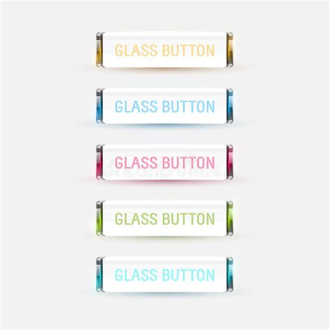 Glass Buttons Stock Vector Illustration Of Button Shiny 29005279