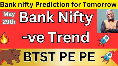 Bank Nifty Prediction For Tomorrow Stock Market Prediction For