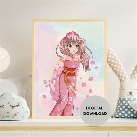 Sexy Anime Girl Poster Etsy