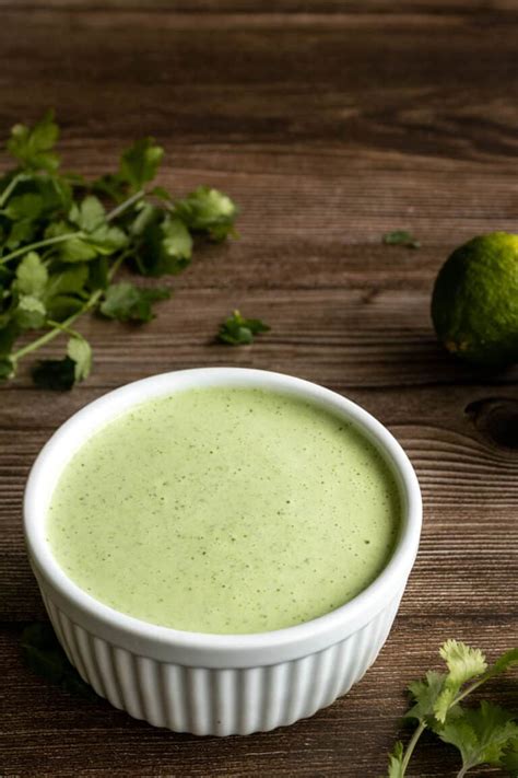 Cilantro Lime Crema Sauce Simply Scrumptious Eats