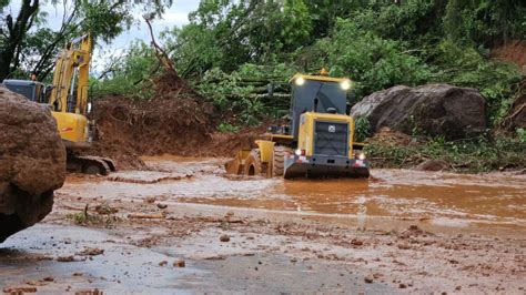 Deslizamento Na SC 480 Interdita Completamente Rodovia Que Liga SC E RS