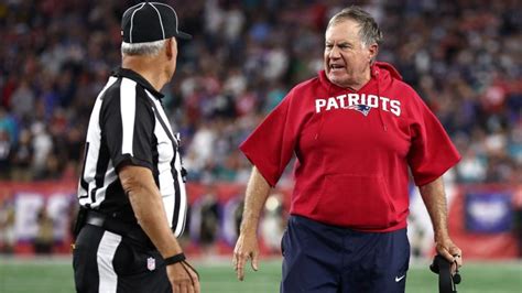 Bill Belichicks Challenge Flag Toss Patriots Coach Shows Frustration With Officials On Viral