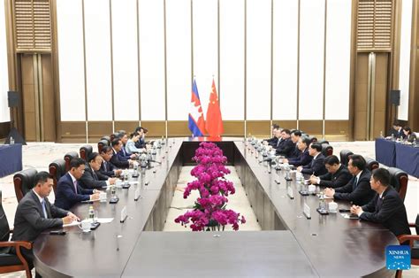 China S Top Legislator Meets Guests From Kazakhstan Cambodia Russia