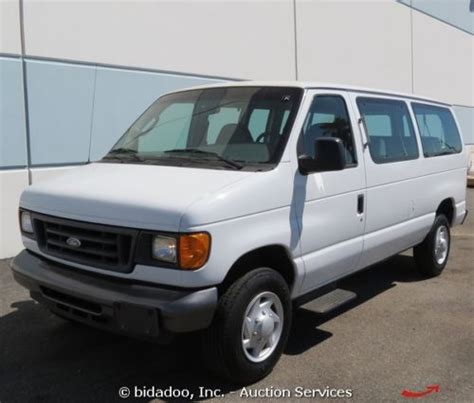 Purchase Used 2007 Ford E350 Econoline 12 Passenger Van 54l V8 At