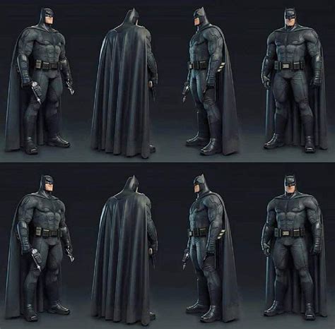 Several Images Of Batman In Different Poses