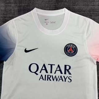 Camisa De Time Tailandesa Futebol Psg Treino Branca Shopee