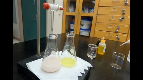 Chloride Titration With Silver Nitrate Youtube