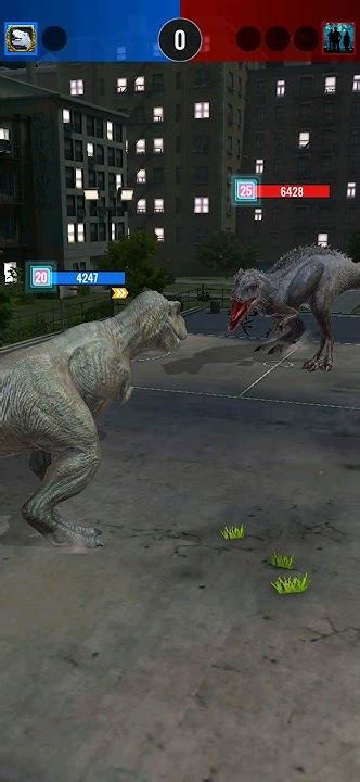 My Rexy Vs Indominus Rex In Jurassic World Alive Jurassicworldalive Rexy Youtube