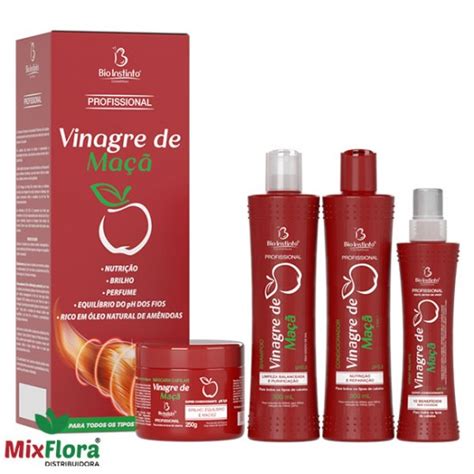 Kit Capilar Profissional Vinagre de Maça