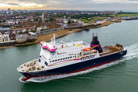 Condor Ferries Mv Condor Islander First Sailing From Portsmouth To