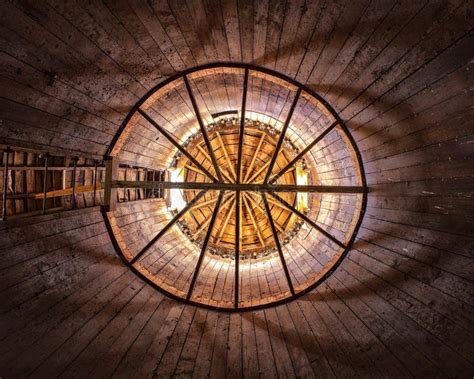 Round Barn Silo Interior stock image. Image of farming - 37624613