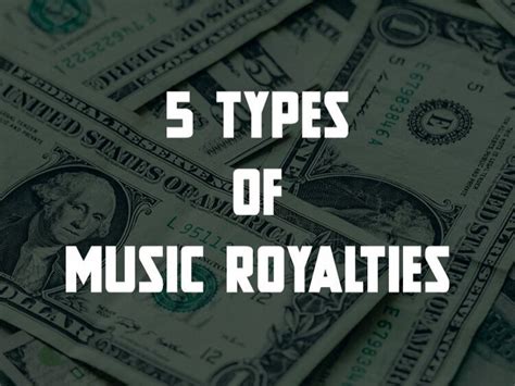 5 Types Of Music Royalties A Full Breakdown Pooksomnia