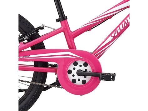 Specialized Hotrock 20 Coaster Girls Hot Pink Sparkle White Biker Boarder De