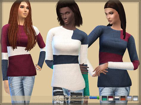 Female Sweater Coat the sims 4 P1 SIMS4 Clove share Asia Tổng hợp