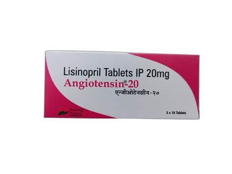 Lisinopril 20 Mg