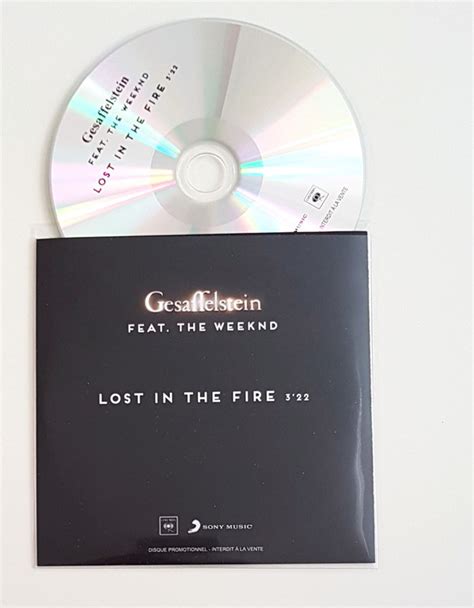 Gesaffelstein & The Weeknd - Lost In The Fire (2019, CDr) | Discogs