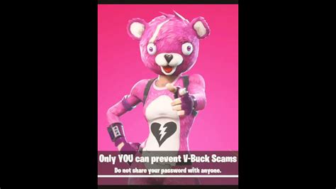 Only You Can Prevent V Buck Scams Youtube