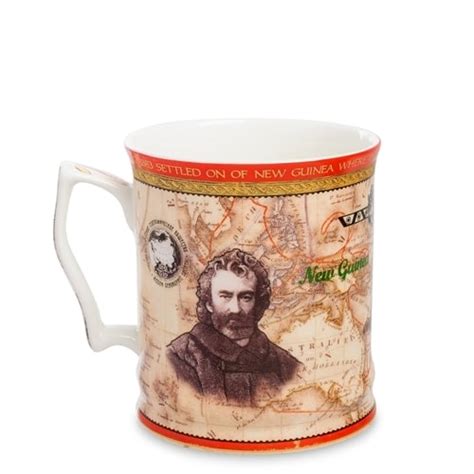 Кружка из костяного фарфора «Путешественник Николай Миклухо-Маклай ...