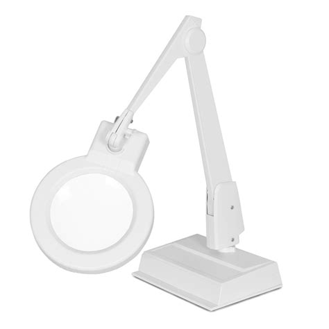 Macgill Dazor Circline Led Magnifier Desk Lamp White