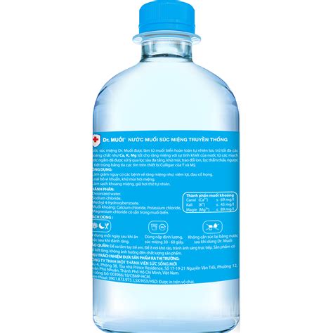 Nước Súc Miệng Dr Muối Truyền Thống 500ml Dr Muối