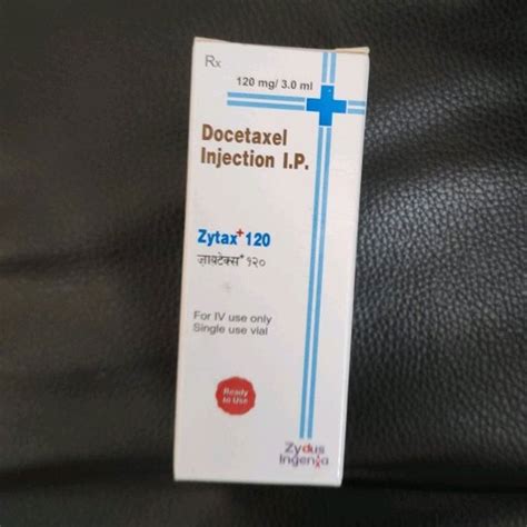 120mg Zytax Docetaxel IP Injection Zydus Ingenia 3 0ml At Rs 3600