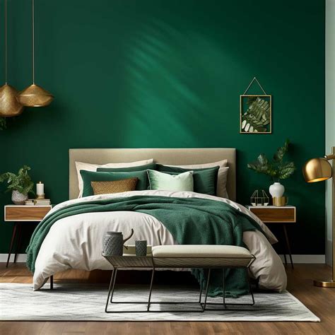 3+ Unique Green Paint Ideas for a Soothing Bedroom Space • 333 ...