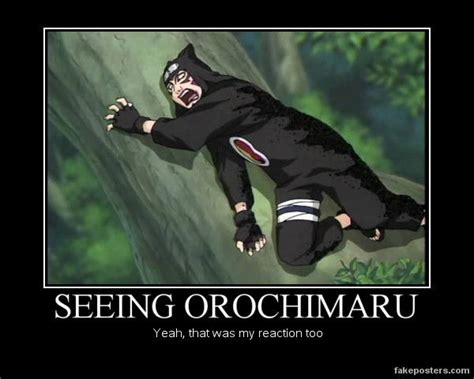 Orochimaru Demotivational Poster By Stealing Hidans