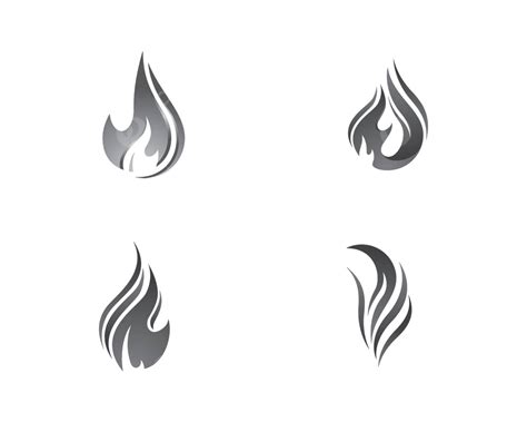 Fire Symbol Illustration Warning Danger Swirl Vector Warning Danger