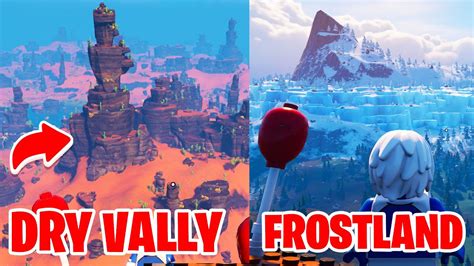 Where To Find Dry Valley Mesas Biome Desert Biome Frostland Biome