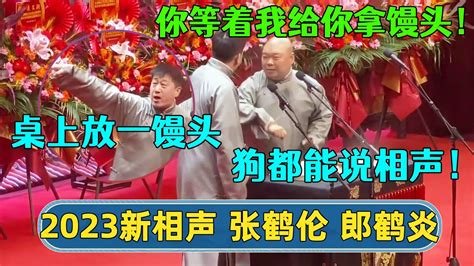 🔥2023新相声：张鹤伦：上面搁一馒头，狗都会说相声！🤣郎鹤炎：我给你拿个馒头去！！ 德云社相声 郭德纲 于谦 岳云鹏 张鹤伦