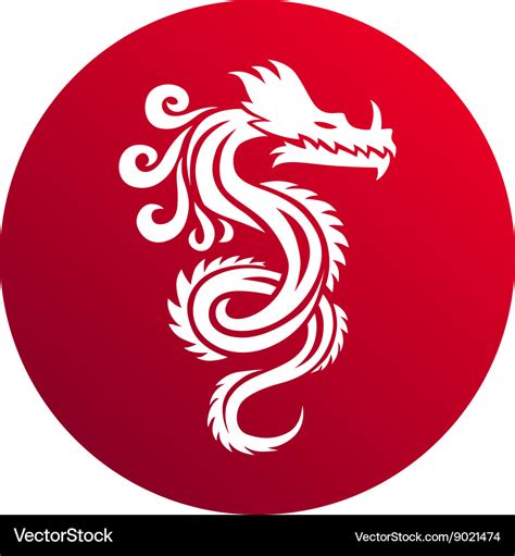 Chinese Dragon Royalty Free Vector Image Vectorstock