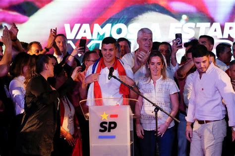 Las Fotos De La Victoria De Santiago Peña En Las Elecciones De Paraguay