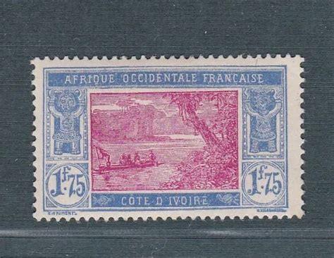 TIMBRE COLONIES FR 1934 35 Cote D Ivoire N 105A N Tb Cote 20 Eur