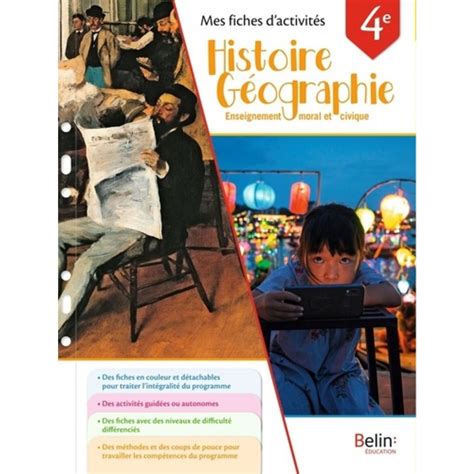 Histoire Geographie Emc E Mes Fiches D Activit S Belin Hot Sex Picture