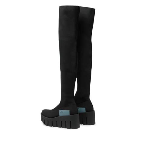 Cizme Lungi Muschetar United Nude Grip Long Boot Lo Basalt