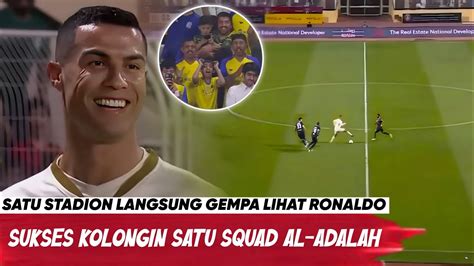 Satu Squad Dikolongin Ronaldo Lihat Aksi Ronaldo Yang Sukses