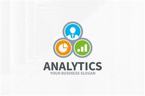 Analytics Logo Template by LiveAtTheBBQ on Creative Market Business Slogans, Business Brochure ...