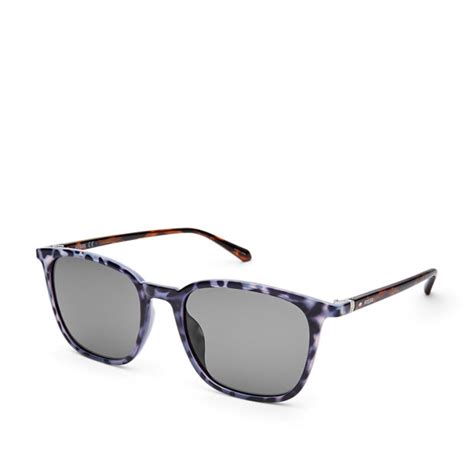 Weldon Rectangle Sunglasses Fossil