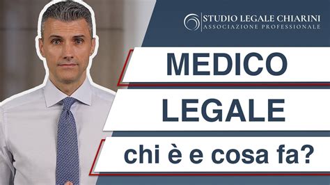 Medico Legale Chi E Cosa Fa Youtube