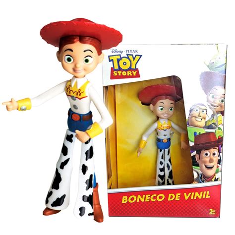 Boneco Jessie Toy Story Disney Vinil Articulado Brinquedo No Shoptime