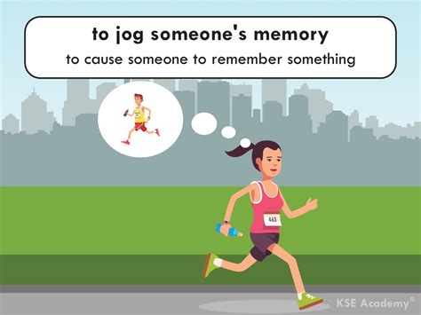 New Idiom To Jog Someones Memory Heres The Answer To The Other Days Quiz We Say Jog