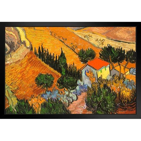 Vault W Artwork Vincent Van Gogh Landscape With House And Ploughman Van