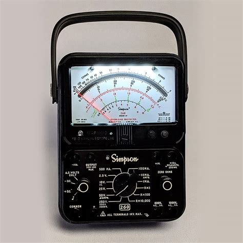 Analog Vom By Simpson Multimeters Weschler Instruments