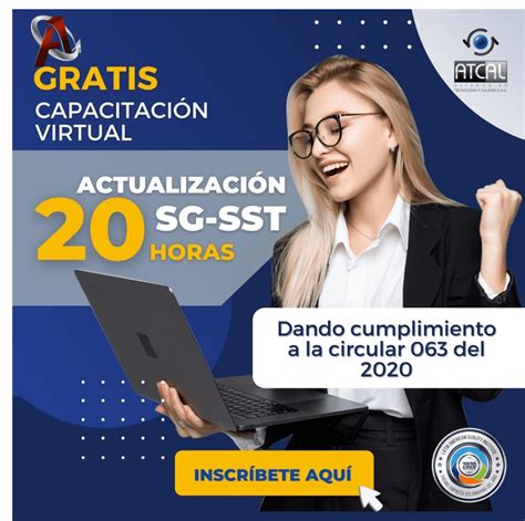 CURSO GRATIS ACTUALIZACIÓN SG SST 20 HORAS Capacitación Presencial y